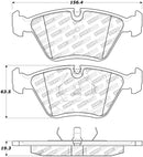 StopTech 95-99 BMW M3 / 01-07 M3 E46 / 89-93 M5 / 98-02 Z3 M series Front Brake Pads