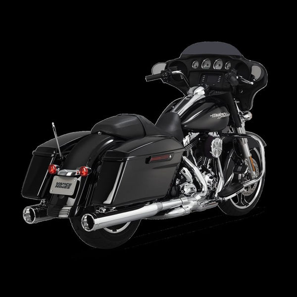 Vance and Hines Monster Round Slip-Ons Chr