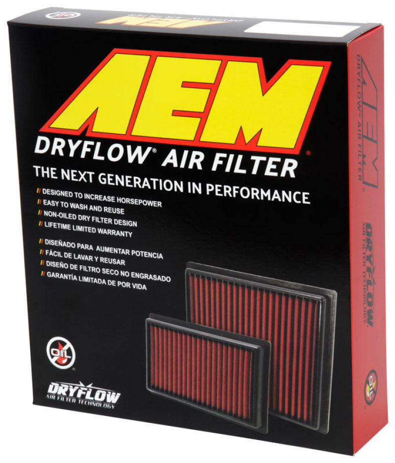 AEM 15-18 Chevrolet Colorado 10.75in O/S L x 10in O/S W x 1.406in H DryFlow Air Filter