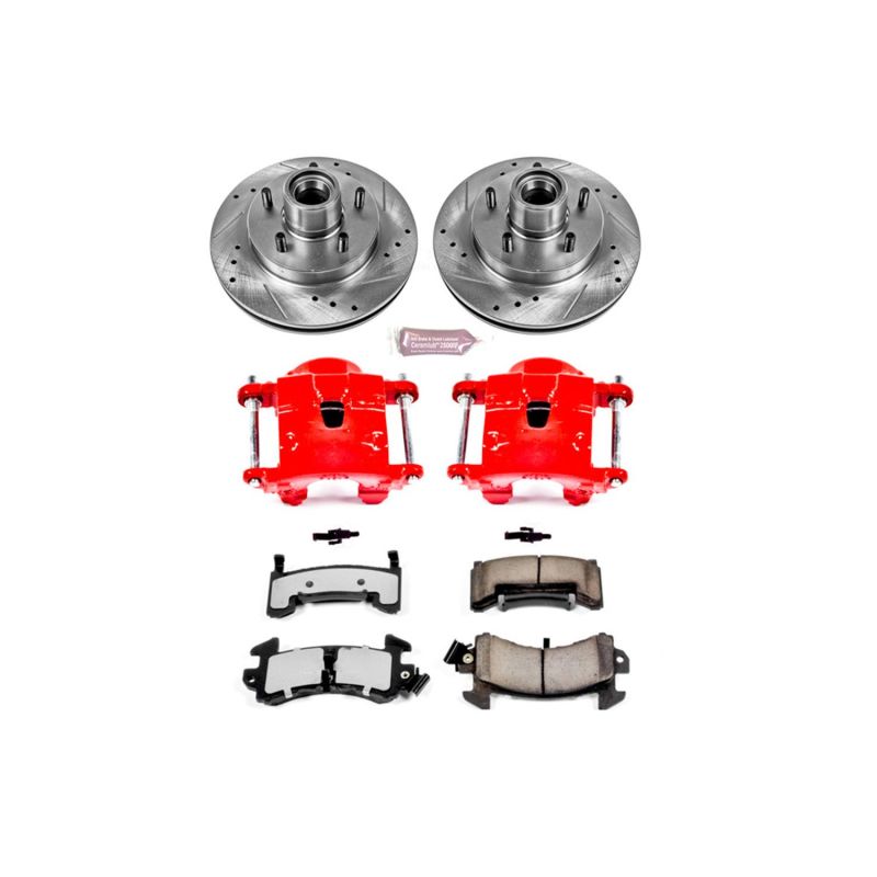 Power Stop 82-87 Buick Regal Front Z36 Truck & Tow Brake Kit w/Calipers