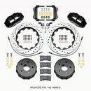 Wilwood Narrow Superlite 4R Rear Kit 14.00in Drilled 2007-up Jeep JK w/Lines