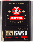 Motul 15W50 Classic 2100 Oil - 10x2L - Case of 10
