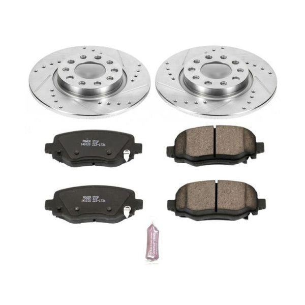 Power Stop 15-17 Chrysler 200 Rear Z23 Evolution Sport Brake Kit