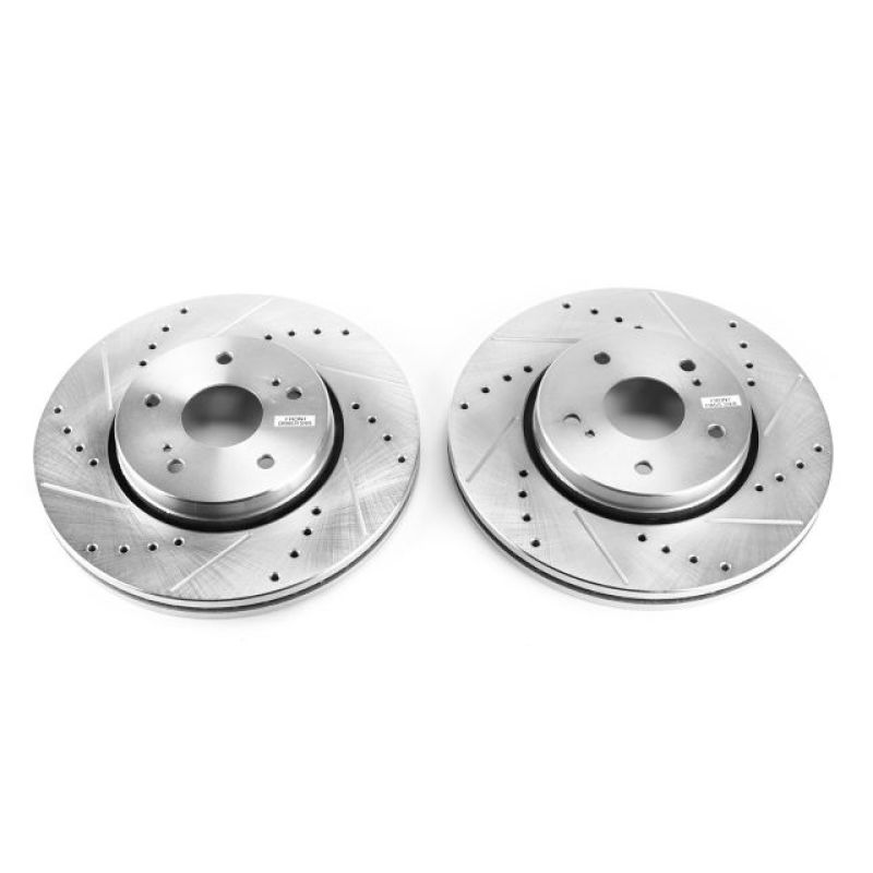 Power Stop 10-13 Suzuki Kizashi Front Evolution Drilled & Slotted Rotors - Pair