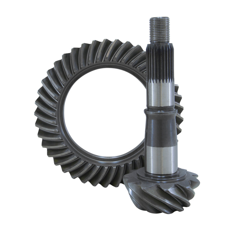 Yukon Gear High Performance Ring and Pinion Gear Set For GM 7.5in in a 4.56 Ratio w/ Small Parts