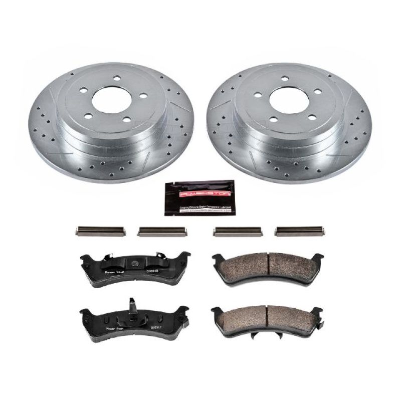 Power Stop 2003 Ford Explorer Sport Rear Z23 Evolution Sport Brake Kit