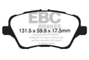 EBC 13+ Ford Fiesta 1.6 Turbo ST Yellowstuff Front Brake Pads