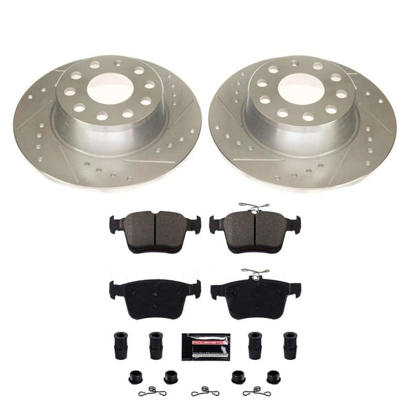 Power Stop 2019 Volkswagen Jetta Rear Z23 Evolution Sport Brake Kit