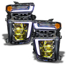 Oracle 20-21 Chevy Silverado HD 2500/3500 RGB Headlight Demon Eye Kit - ColorSHIFT w/o Controller