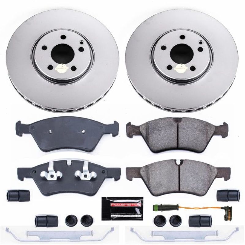 Power Stop 07-09 Mercedes-Benz E550 Front Z23 Evolution Sport Coated Brake Kit