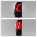 xTune 97-03 Ford F-150 Light Bar LED Tail Lights - Black Smoke (ALT-ON-FF15097-LBLED-BSM)
