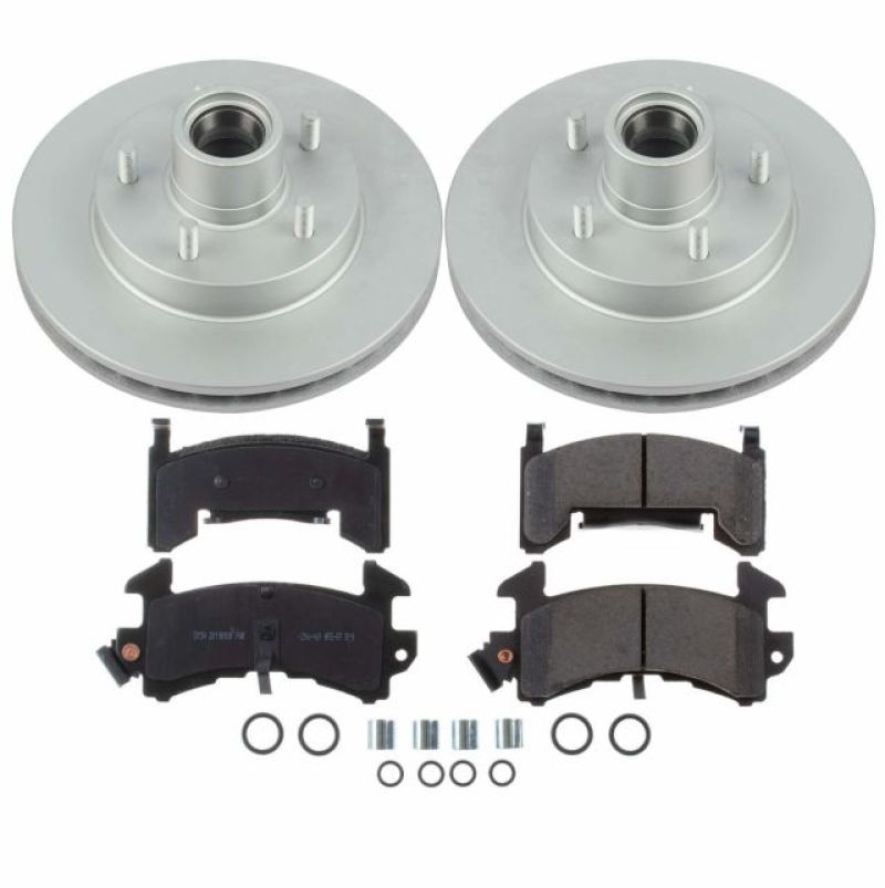 Power Stop 95-97 Chevrolet Blazer Front Z17 Evolution Geomet Coated Brake Kit