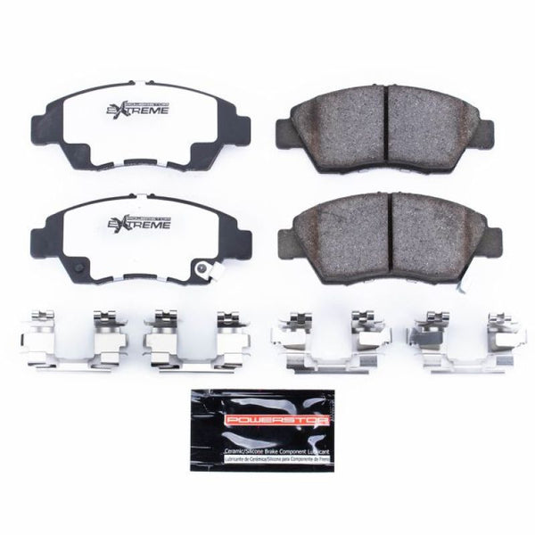 Power Stop 02-06 Acura RSX Front Z26 Extreme Street Brake Pads w/Hardware