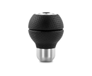 Momo Race Shift Knob - Black Airleather, Aluminum Insert