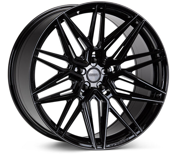 Vossen HF-7 20x10.5 / 5x114.3 / ET45 / Deep Face / 73.1 - Gloss Black