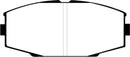 EBC 86-92 Toyota Supra 2.8 Greenstuff Front Brake Pads