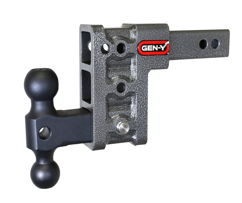 Gen Y Mega Duty 2In Shank 5In Drop 1500 lb TW 10K Hitch w/ GH-031 Dual-Ball