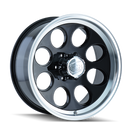 ION Type 171 15x10 / 5x127 BP / -38mm Offset / 83.82mm Hub Black/Machined Wheel