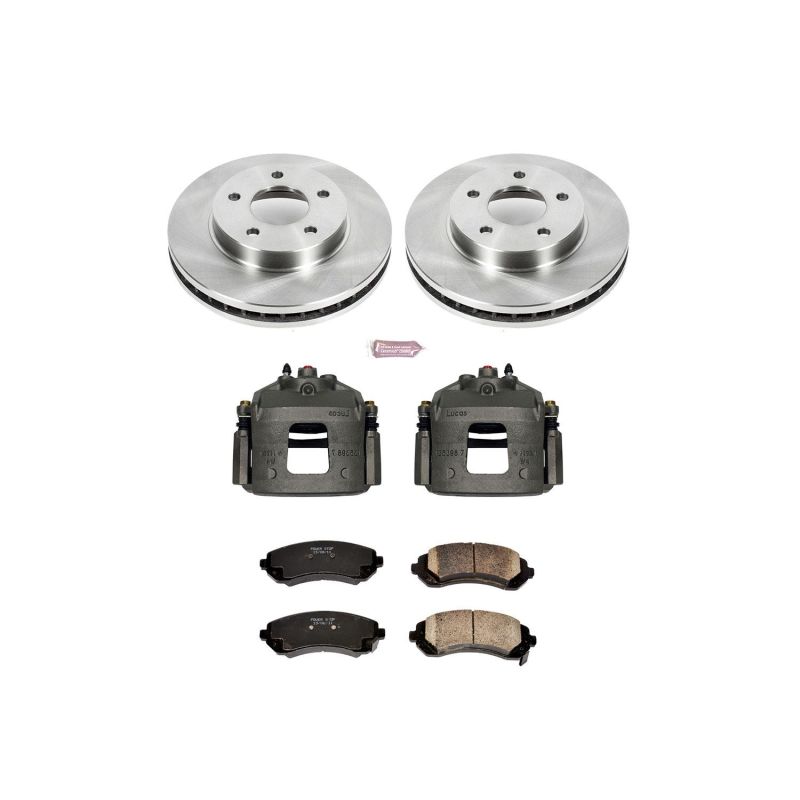Power Stop 02-07 Buick Rendezvous Front Autospecialty Brake Kit w/Calipers