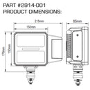 Oracle Lighting Multifunction LED Plow Headlight with Heated Lens 5700K