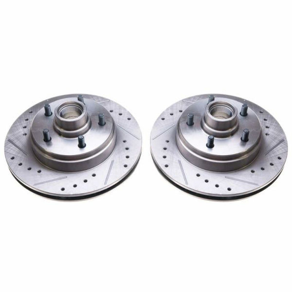 Power Stop 86-89 Buick Electra Front Evolution Drilled & Slotted Rotors - Pair