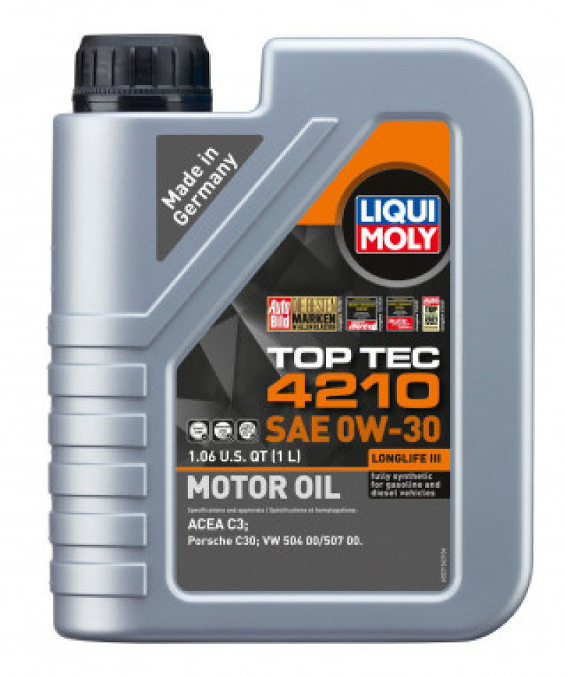 LIQUI MOLY 1L Top Tec 4210 Motor Oil 0W30 - Case of 6