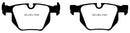 EBC 07-10 BMW X5 3.0 Yellowstuff Rear Brake Pads