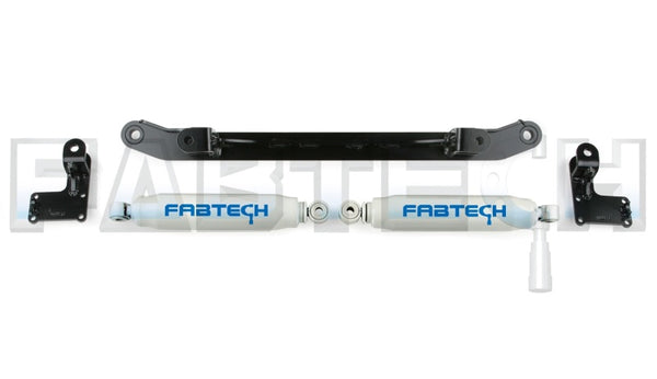 Fabtech 99-03 Ford F250/350/Excursion 2WD Dual Performance Steering Stabilizer Kit