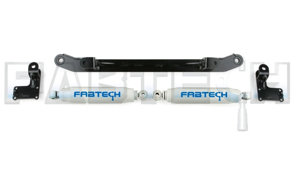 Fabtech 05-20 Ford F250/350 4WD Dual Performance Steering Stabilizer - Opposing Style
