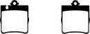 EBC 03 Mercedes-Benz C230 (W203) 2.3 Sport Redstuff Rear Brake Pads