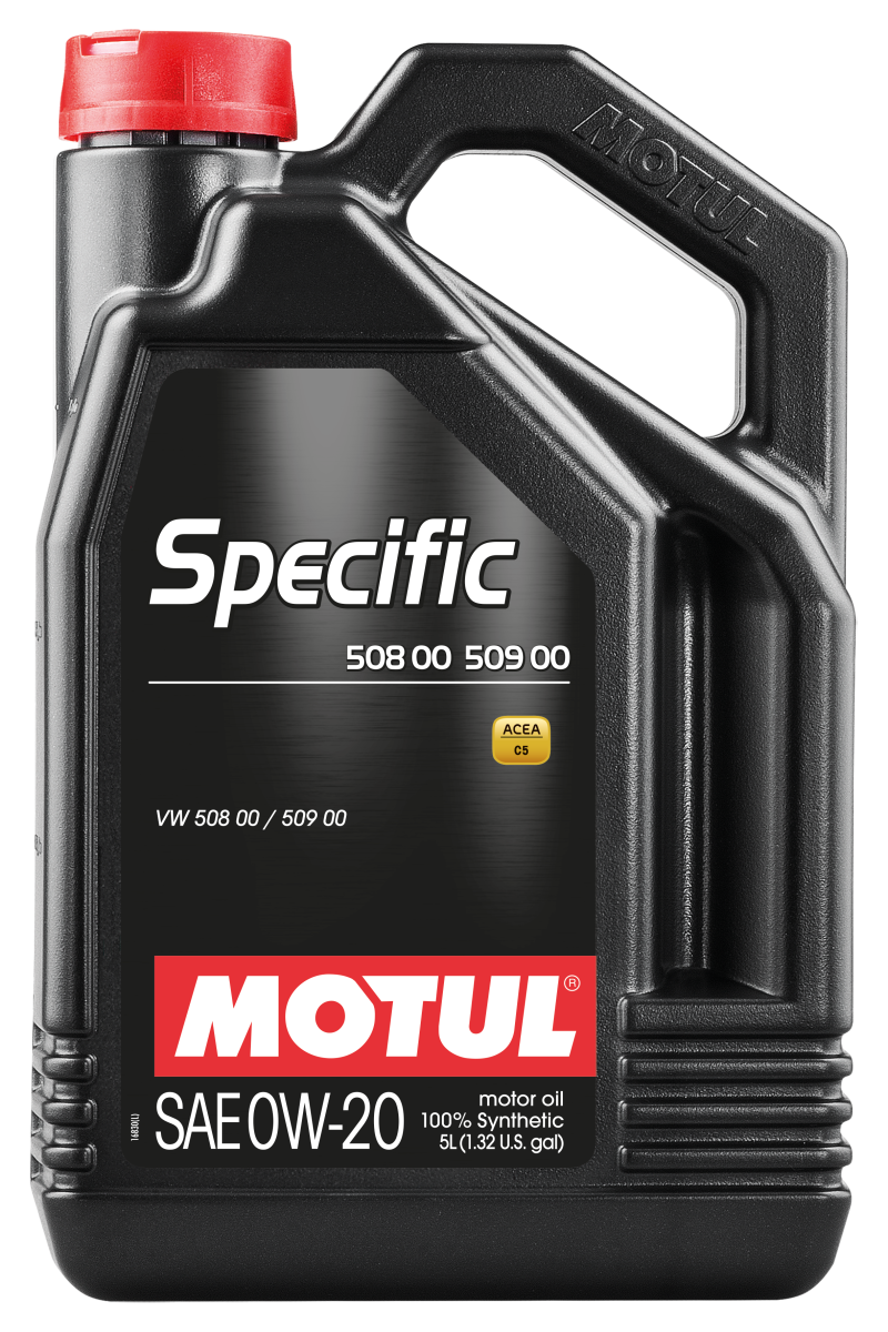 Motul 5L Specific 508 0W20 Oil - Acea A1/B1 / VW 508.00/509.00 / Porsche C20 - Case of 4