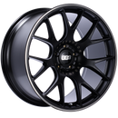 BBS CH-R 20x10.5 5x120 ET24 Satin Black Polished Rim Protector Wheel -82mm PFS/Clip Required