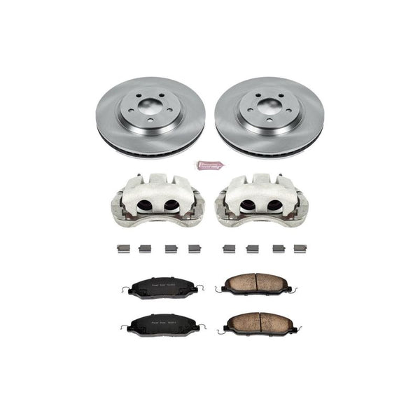 Power Stop 05-10 Ford Mustang Front Autospecialty Brake Kit w/Calipers