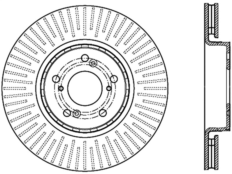 StopTech Slotted & Drilled Sport Brake Rotor