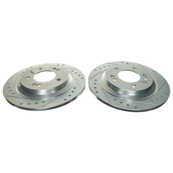 Power Stop 21-22 Kia K5 Rear Drilled & Slotted Rotor (Pair)