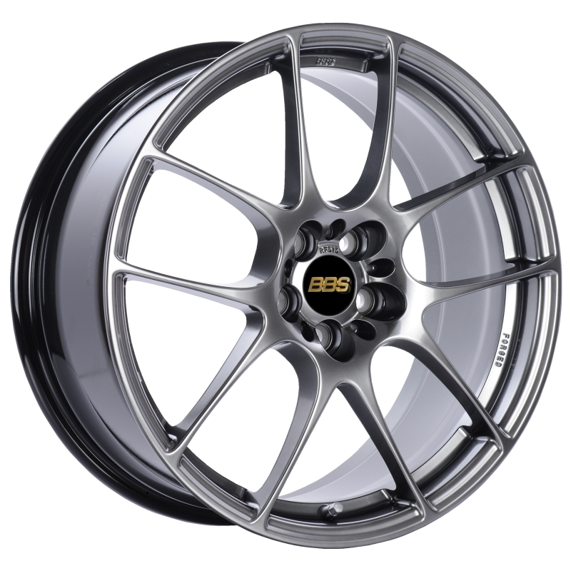 BBS RF 18x8 5x112 ET45 Diamond Black Wheel -82mm PFS/Clip Required