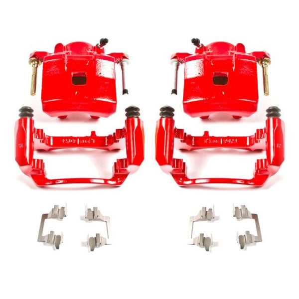 Power Stop 05-08 Chevrolet Cobalt Front Red Calipers w/Brackets - Pair