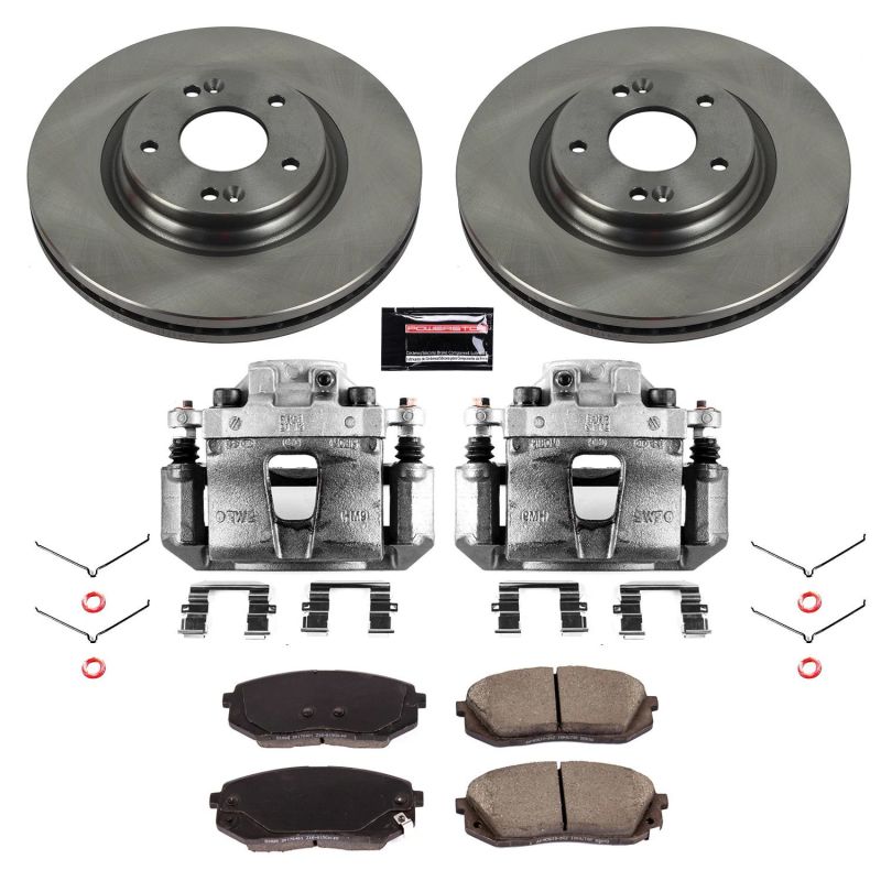 Power Stop 16-19 Hyundai Sonata Front Autospecialty Brake Kit w/Calipers